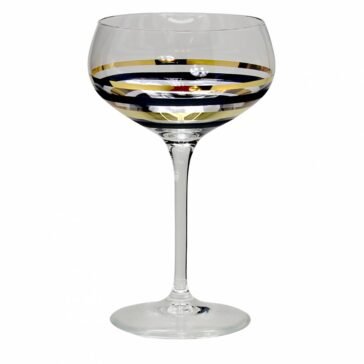 Champagneskål/dessertskål Versailles 30 cl guld 2-pack